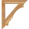 Ekena Millwork Balboa Traditional Rough Sawn Bracket w/ Offset Brace, Western Red Cedar, 6"W x 30"D x 34"H BKT0604X30X34BOA01RWR - alternate 3